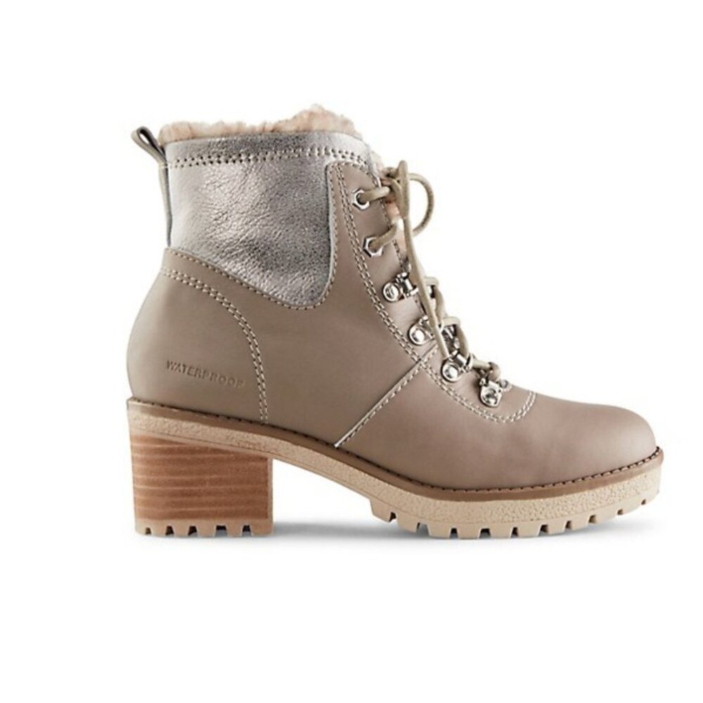 Genuine leather waterproof winter boots - COUGAR - SIZE 6